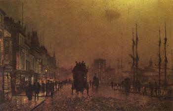 John Atkinson Grimshaw : Glasgow Docks